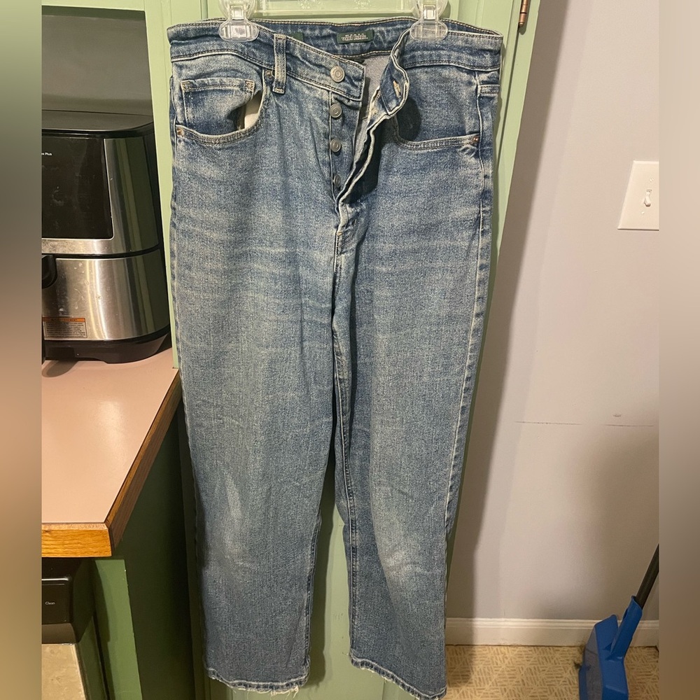 Wild Fable Highest Rise Straight Blue Jeans